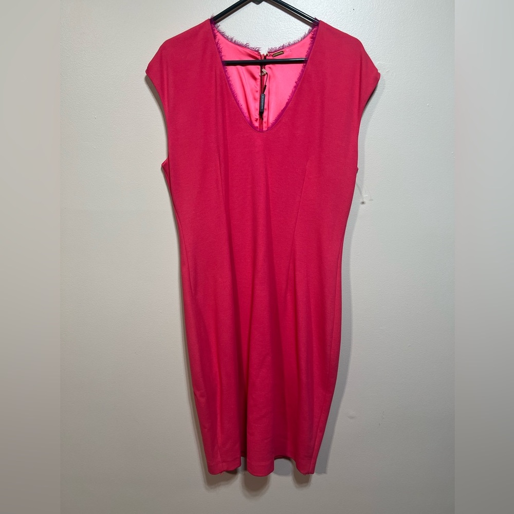 Elie tahari size 14 pink dress